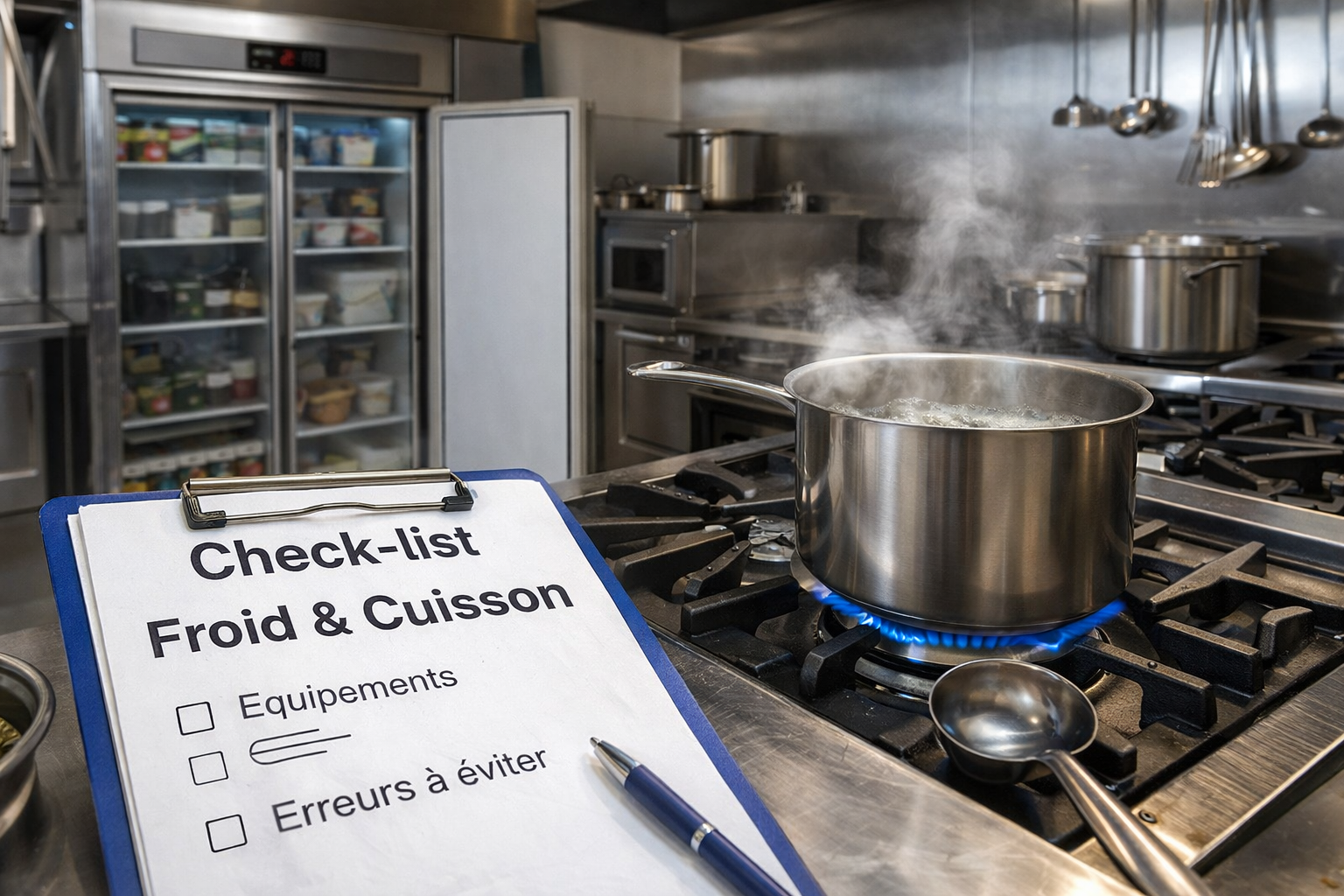 Check-list froid et cuisson pour ouvrir un restaurant