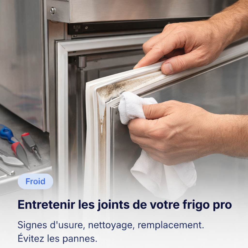 Entretien des joints de frigo professionnel
