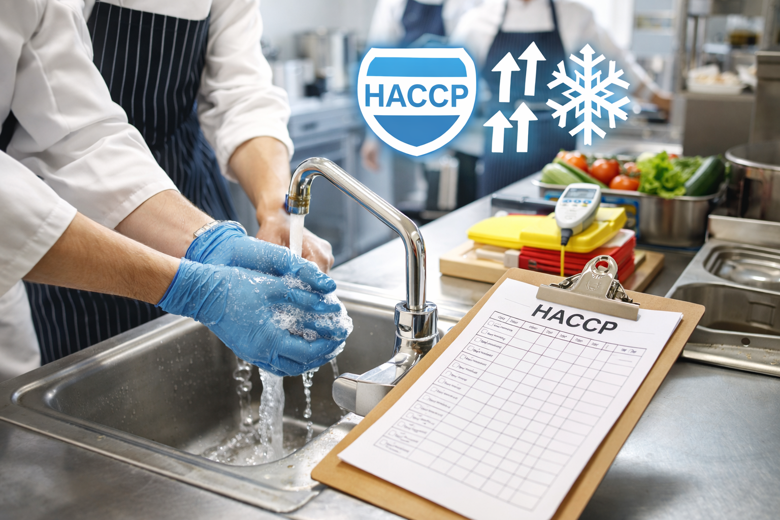 Normes d'hygiene et regles HACCP en cuisine professionnelle